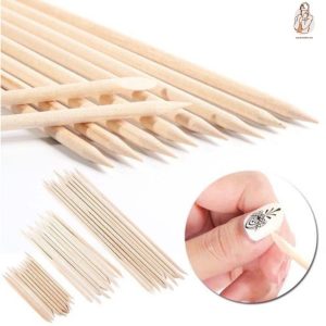 Bâtonnets en Bois X 12 Manicure et Pédicure