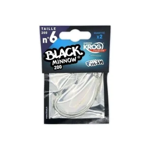 Hameçons Fiiish KROG PREMIUM BY VMC – BM200 Taille 6 Par 2