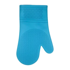 Mitaine de four en silicone aqua 30 cm