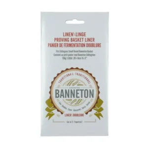 Ensemble de 2 doublures en lin pour panier de fermentation rond 20 cm – Eddingtons