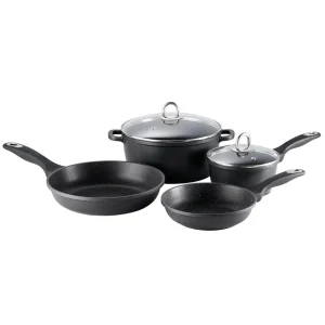 Batterie de cuisine 6 pièces GRANITE - Cuisine::pro®