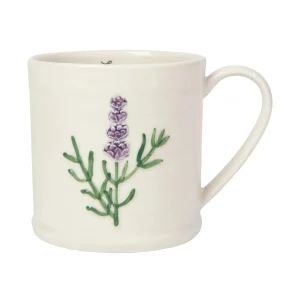 Tasse en grès avec lavande en relief 473 ml - Danica