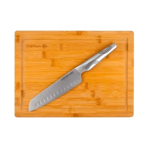 Ensemble couteau Santoku et planche à découper iD3® 18 cm – Cuisine::pro®