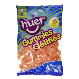 Bonbons tranches de pêche sûres 1 kg – Huer