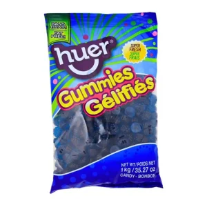 Bonbons framboises bleues 1 kg – Huer