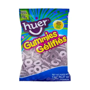 Bonbons anneaux raisin sûrs 1 kg – Huer