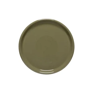 Assiette en grès recyclé Scotia vert olive 26,4 cm – Costa Nova