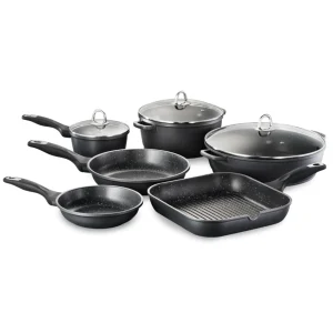 Batterie de cuisine 9 pièces GRANITE - Cuisine::pro®