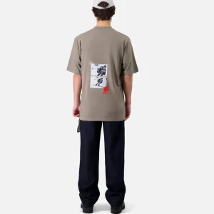 T-SHIRT OVERSIZED HOMME SKIEUR KAKI