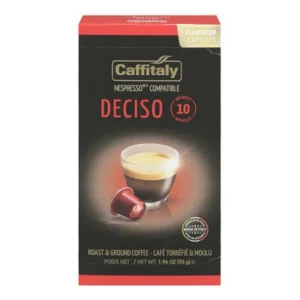 Ensemble de 10 capsules de café Deciso pour Nespresso® - Caffitaly
