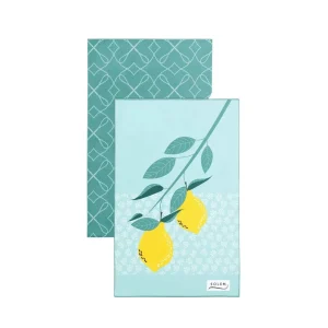 Ensemble de 2 linges à vaisselle Les Citrons - Solem