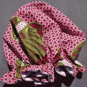 BONNET DOUBLE FACE WAX ET SATIN