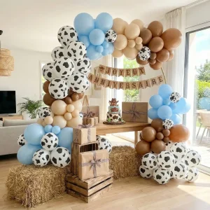 Ballon Anniversaire / Motif vache