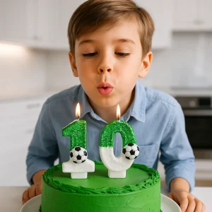 Bougie anniversaire / Football
