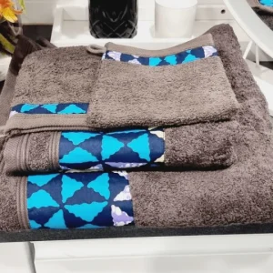 ENSEMBLE SERVIETTES DE BAIN DECOR WAX 4PIECES