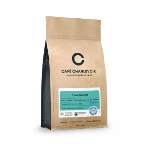 Café en grains L'excursion 250 g - Café Charlevoix