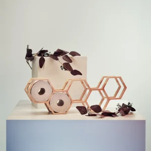 Étagère papier toilette mural -HONEYCOMB