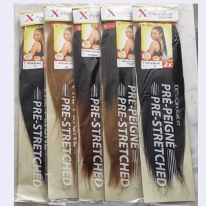 Mêche Xpression Pré-Peignés (Différents coloris)