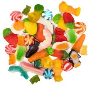 Bonbons couleurs mélangés 1 kg