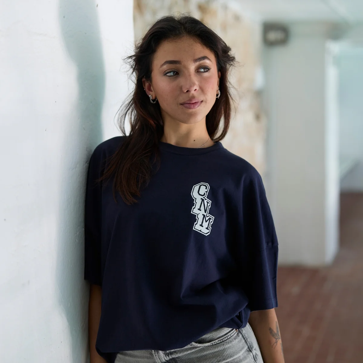 T-shirt American Vintage x CNM - COLLEGE