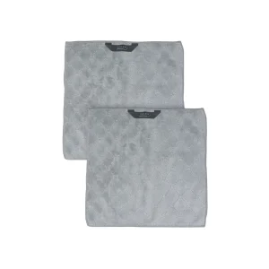 Ensemble de 2 linges de cuisine gris - Solem