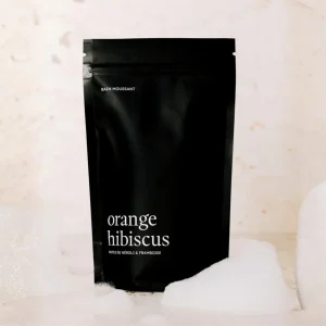Bain moussant Orange et hibiscus 340 g - Marée Chandelles