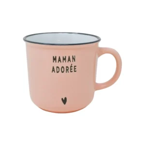 Tasse en grès Maman adorée 400 ml