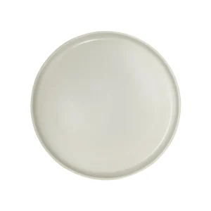 Assiette en grès effet marbre Uno 22 cm