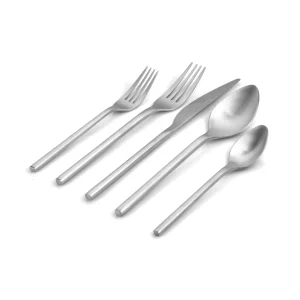 Ensemble d'ustensiles finition satinée Maison 20 pièces