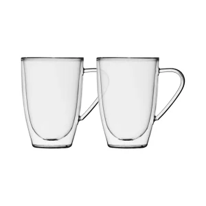 Ensemble de 2 tasses à café double paroi 435 ml - Safdie