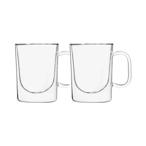 Ensemble de 2 tasses à cappuccino double paroi 270 ml