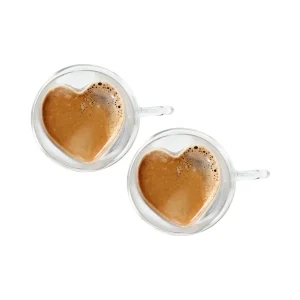 Ensemble de 2 tasses cœur Amore 300 ml