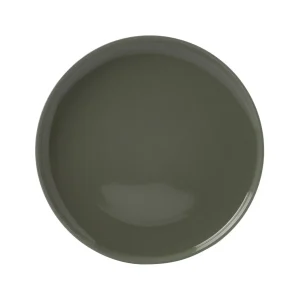 Ensemble de 4 assiettes à dîner en grès sauge 26,5 cm