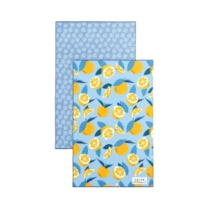 Ensemble de 2 linges à vaisselle Les mandarines - Solem