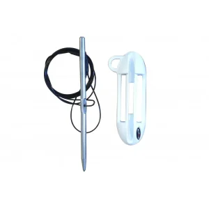 Accroche poissons avec fixation plastique – blanc