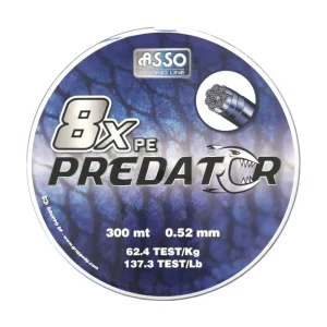 TRESSE ASSO 8XPE PREDATOR 300M BLEU