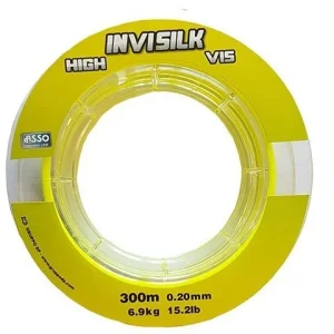NYLON ASSO INVISILK – FLUO JAUNE – 300M
