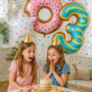 Ballon Anniversaire / chiffre / Beigne