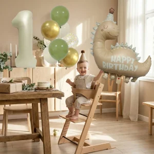 Ensemble Ballon Anniversaire / Dino