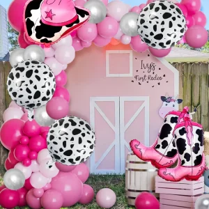 Ballon Anniversaire Arche Cowgirl