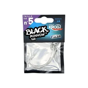 Hameçons Fiiish KROG PREMIUM BY VMC – BM160 Taille 5 Par 4