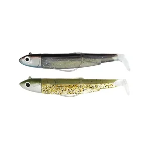 Double Combo Black Minnow 90 OFF SHORE 10G Kaki Paillete – Sexy Brown