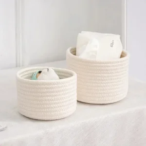 MiniDuo™ – Paniers de Rangement Bébé en Coton
