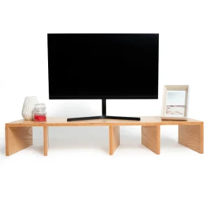 Monitor Stand with Storage Compartments