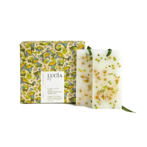 Ensemble de 2 tablettes de cire parfumée feuille de laurier et olive – Lucia