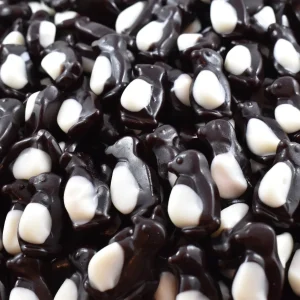 Bonbons pingouins à la pêche 1 kg – Huer
