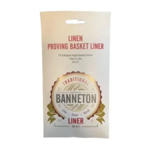 Ensemble de 2 doublures en lin pour panier de fermentation incliné 26 cm – Eddingtons