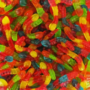 Bonbons vers de terre assortis 1 kg – Huer