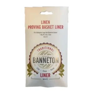 Ensemble de 2 doublures pour panier de fermentation ovale 40 cm – Eddingtons