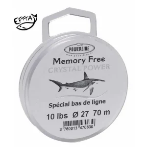 Nylon A Bas De Ligne Powerline MemoryFree Cristal Power 70M